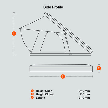 V8 HARDSHELL ROOTOP TENT (pre order November)